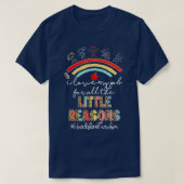 I Love My Job Headstart Teacher Rainbow Back To Sc T-Shirt (Design vorne)