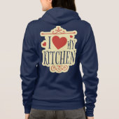 I Love My Kitchen Hoodie (Rückseite)