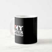 I Love My Lawyer Boyfriend Bf Valentines Day Women Kaffeetasse (Vorderseite Links)