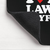 I Love My Lawyer Boyfriend Bf Valentines Day Women Mousepad (Ecke)