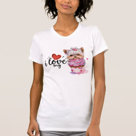 I love my little dog Valentine's Day T-Shirt