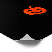 I Love My Little Pumpkin Halloween Pregnancy Revea Poster (Ecke)