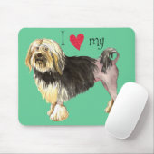 I Love my Lowchen Mousepad (Mit Mouse)