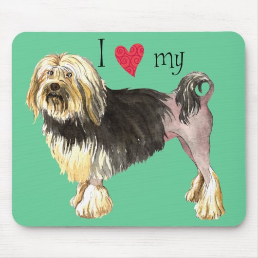 I Love my Lowchen Mousepad (Vorne)