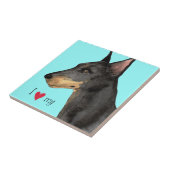 I love my Manchester Terrier Fliese (Seite)