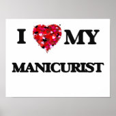 I love my Manicurist Poster (Vorne)