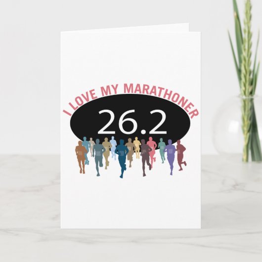 I love my Marathoner Karte (Vorderseite)