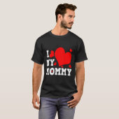 I Love My Mommy Valentines Day Family Matching Gro T-Shirt (Vorne ganz)