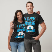 I Love My Nurse Wife Marriage Anniversary T-Shirt (Unisex)