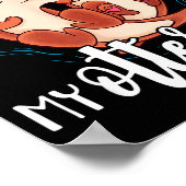 I Love My Otter Half Pun Couple Valentine's Day Poster (Ecke)
