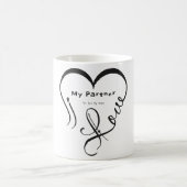 I Love My Partner - You Are My Home Throw Pillow Kaffeetasse (Mittel)