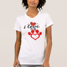 I love my pet Valentine's Day T-Shirt