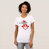 I love my pet Valentine's Day T-Shirt (Vorne ganz)