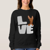 I Love My Pharaoh Hound Dog Sweatshirt (Vorderseite)