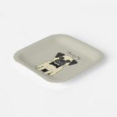 I Love My Pug Pappteller (Gewinkelt)