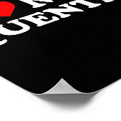 I Love My Quentin  Poster (Ecke)