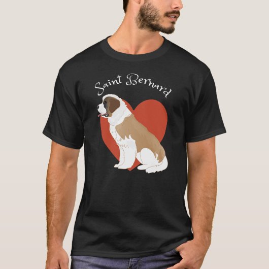 I love my Saint Bernard! T-Shirt (Vorderseite)