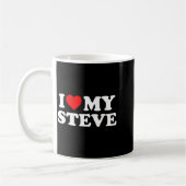I Love My Steve Kaffeetasse (Links)