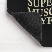 I Love My Super Hot Muscular Boyfriend Funny Love Mousepad (Ecke)