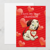 I love my sweet Grandson...Valentine wishes (Vorne/Hinten)