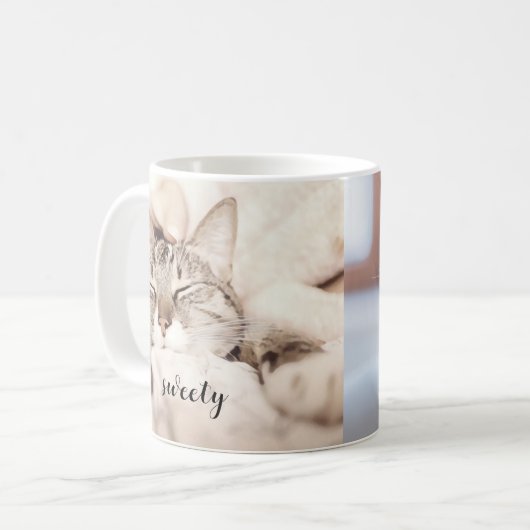 I love my sweet little cat photo kaffeetasse (Vorderseite Links)