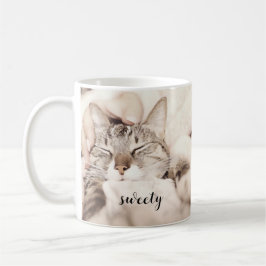 I love my sweet little cat photo kaffeetasse