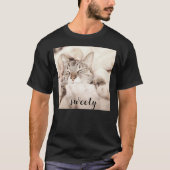 I love my sweet little cat photo T-Shirt (Vorderseite)