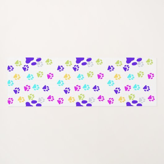 I love my sweet little cat photo yogamatte (Rückseite (Horizontal))