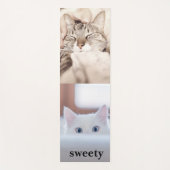 I love my sweet little cat photo yogamatte (Vorderseite)