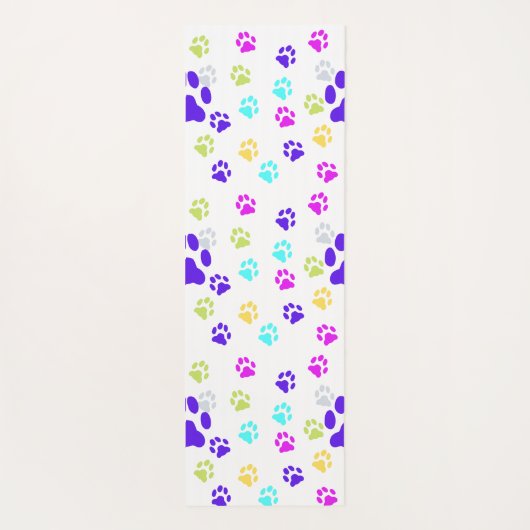 I love my sweet little cat photo yogamatte (Rückseite)