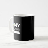 I Love My Ukrainian Husnd  Kaffeetasse (Vorderseite Links)