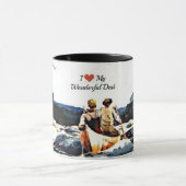 I Love My Wonderful Dad Tasse (Zentrum)