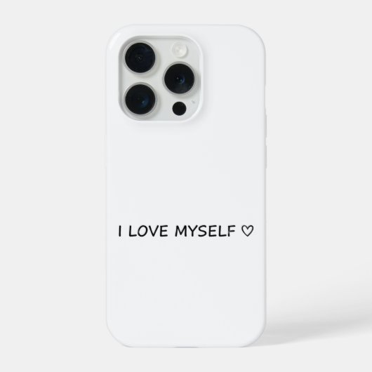 “I Love Myself” Phone Case – Cute & Affordable! iPhone Hülle (Rückseite)