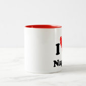 I love Naples Zweifarbige Tasse (Mittel)