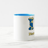 I love New Jersey Zweifarbige Tasse (Mittel)