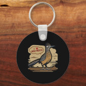 I Love New Mexico Roadrunner Schlüsselanhänger (Vorderseite)