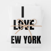 I LOVE NEW YORK GESCHENKPAPIER SET (Beispiel)