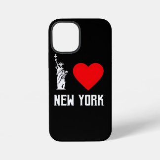 I Love New York Heart T‑Shirt Design iPhone 12 Mini Hülle