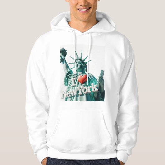 I love New York Hoodie (Vorderseite)