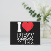 I Love New York - New York City Nyc Dankeskarte (Stehend Vorderseite)