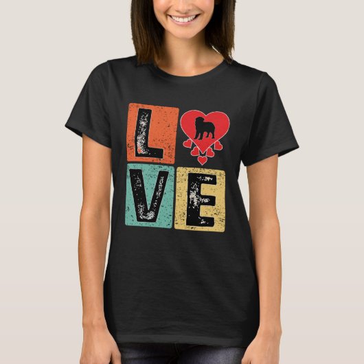 I Love Newfoundland Dog  Valentine s Day Newfoundl T-Shirt (Vorderseite)