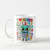 I Love Numbers Cute Maths Calculator Mug Kaffeetasse (Links)