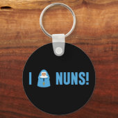 I Love Nuns Schlüsselanhänger (Vorderseite)