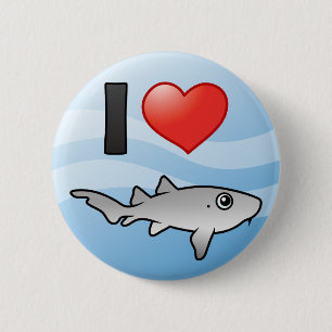 I Love Nurse Sharks Button