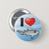 I Love Nurse Sharks Button (Vorne & Hinten)