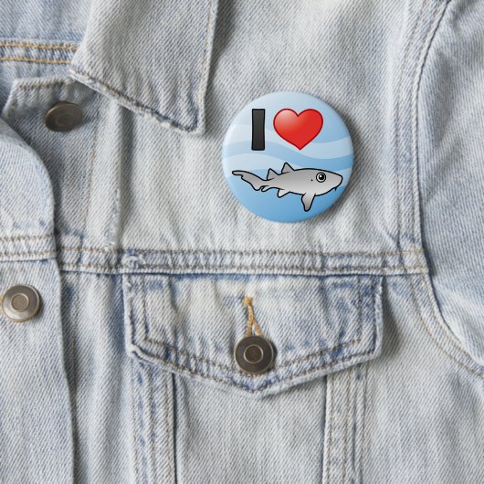 I Love Nurse Sharks Button (Beispiel)