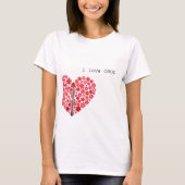 I love OBOE T-shirts　オーボエTシャツ T-Shirt (Vorderseite)