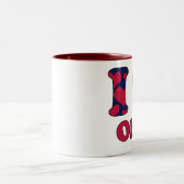 I love Ohio Zweifarbige Tasse (Mittel)