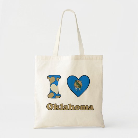 I love Oklahoma Tragetasche (Vorne)