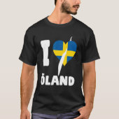 I LOVE ÖLAND Sweden T-Shirt (Vorderseite)